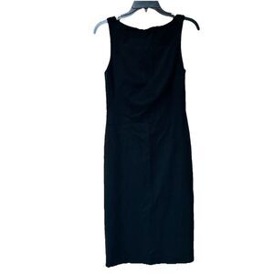 faithfull the brand black dress Twist Dress in Black by Theory by Theory for Hire – High St. Hire
